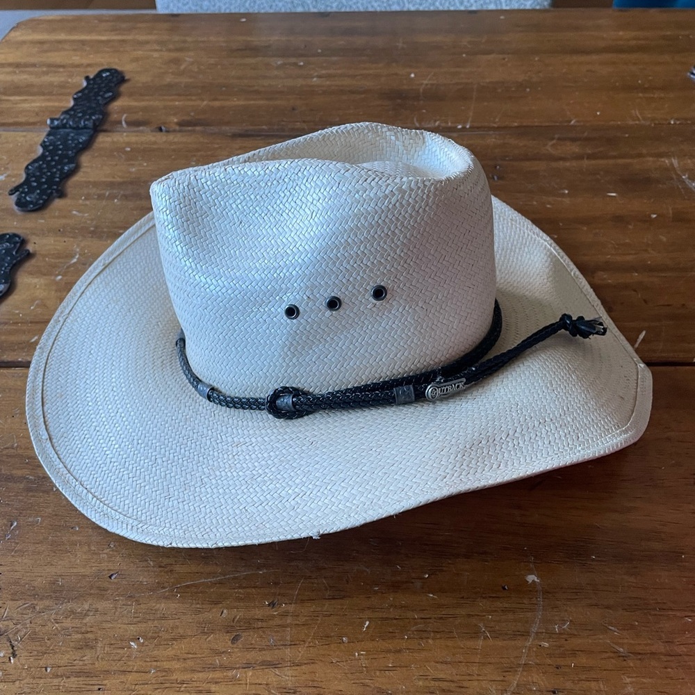 Outback Straws Hat Trading Co Stetson Straw Hat Sz Small S